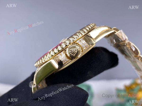 Swiss 3186 Rolex GMT-Master II 116758Saru All Gold Watch Swiss Replica GMTII (3)_th.jpg